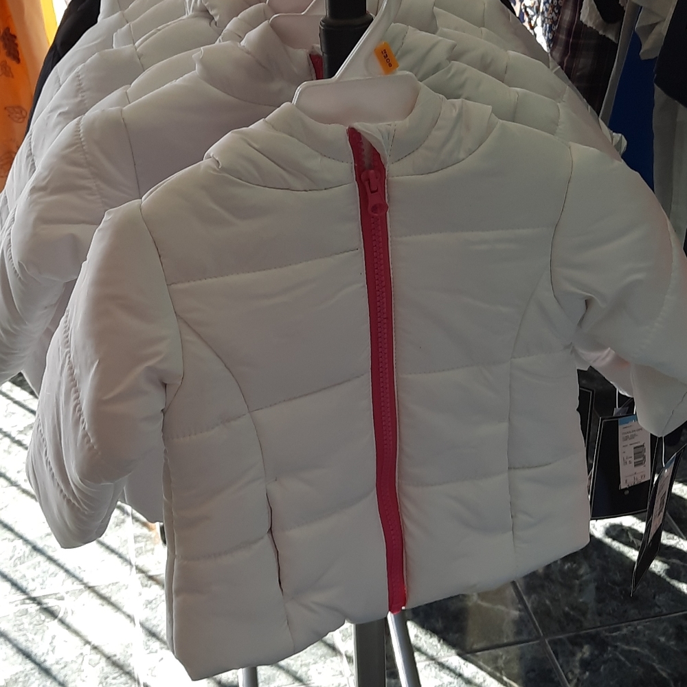 White winter jacket